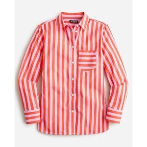 J.CREW Classic-fit cotton poplin Striped shirt